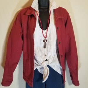 Vintage Gotcha Covered Made in USA Denim Jacket, L